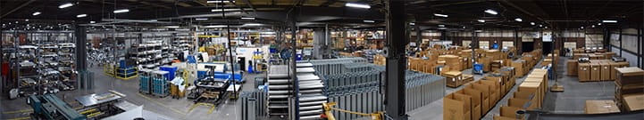 Nordfab Americas QF manufacturing facility interior