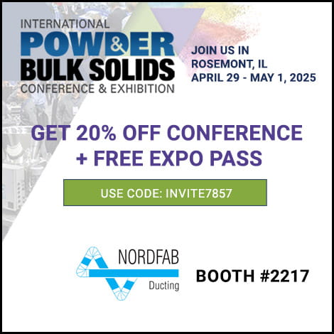 Powder & Bulk Solids Conference & Exhibition registration