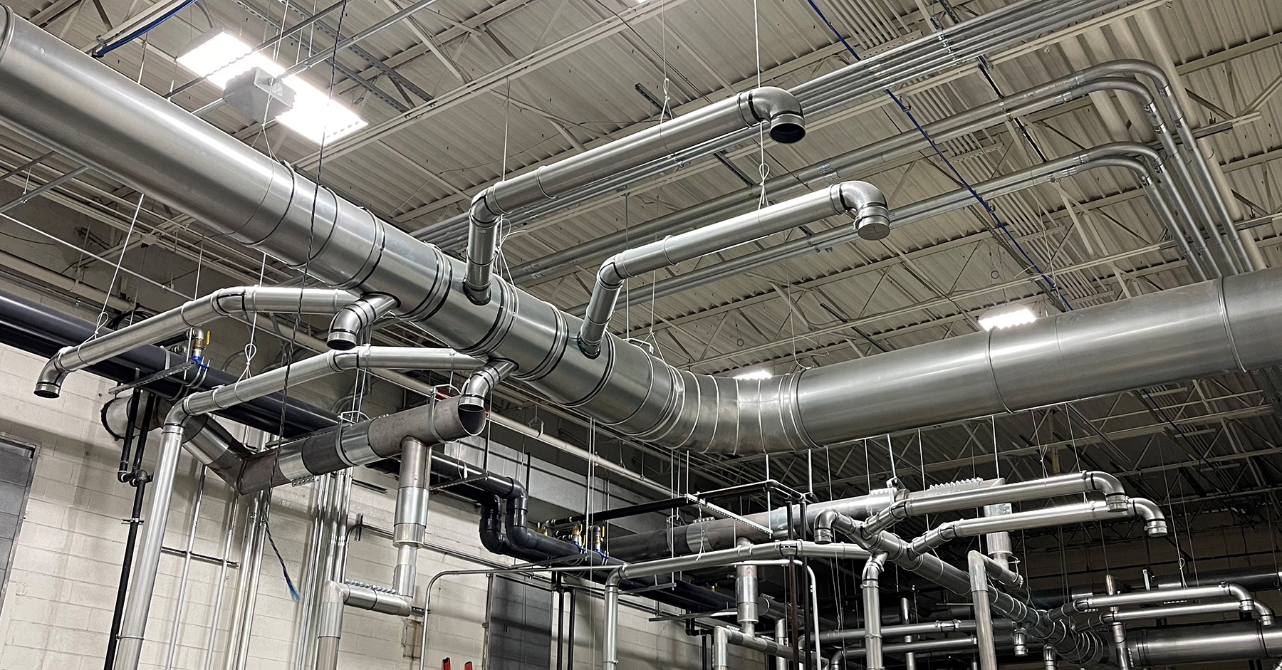 Nordfab QFS Sealed Ducting installed