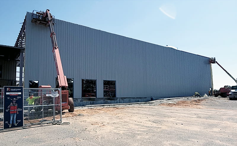 First wall is complete on Nordfab's XD Plant facility expansion