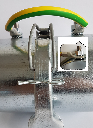 Connection à la terre de la tuyauterie