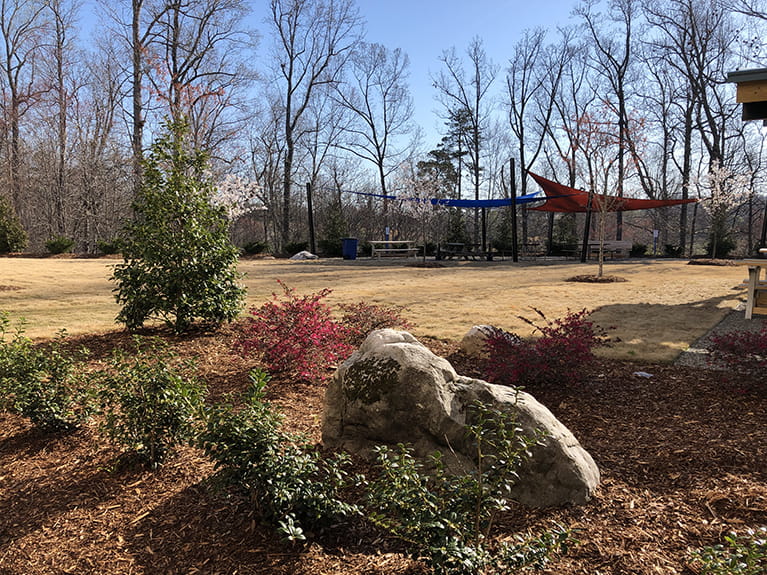 Nordfab outdoor break area