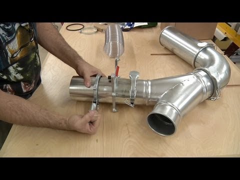 woodworking shop duct installation video