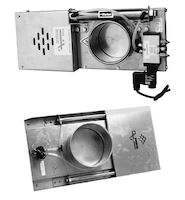 Automatic Blast Gate By Thinking Homemade Automatic Blast Gate Intended For Utilization With Dust Extraction Systems Consists Of A Manual Gate Fitted With A