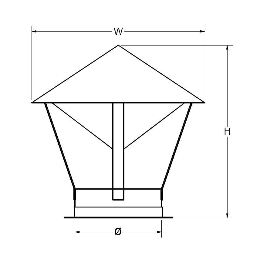 Flanged Weather Cap Products Nordfab Ducting