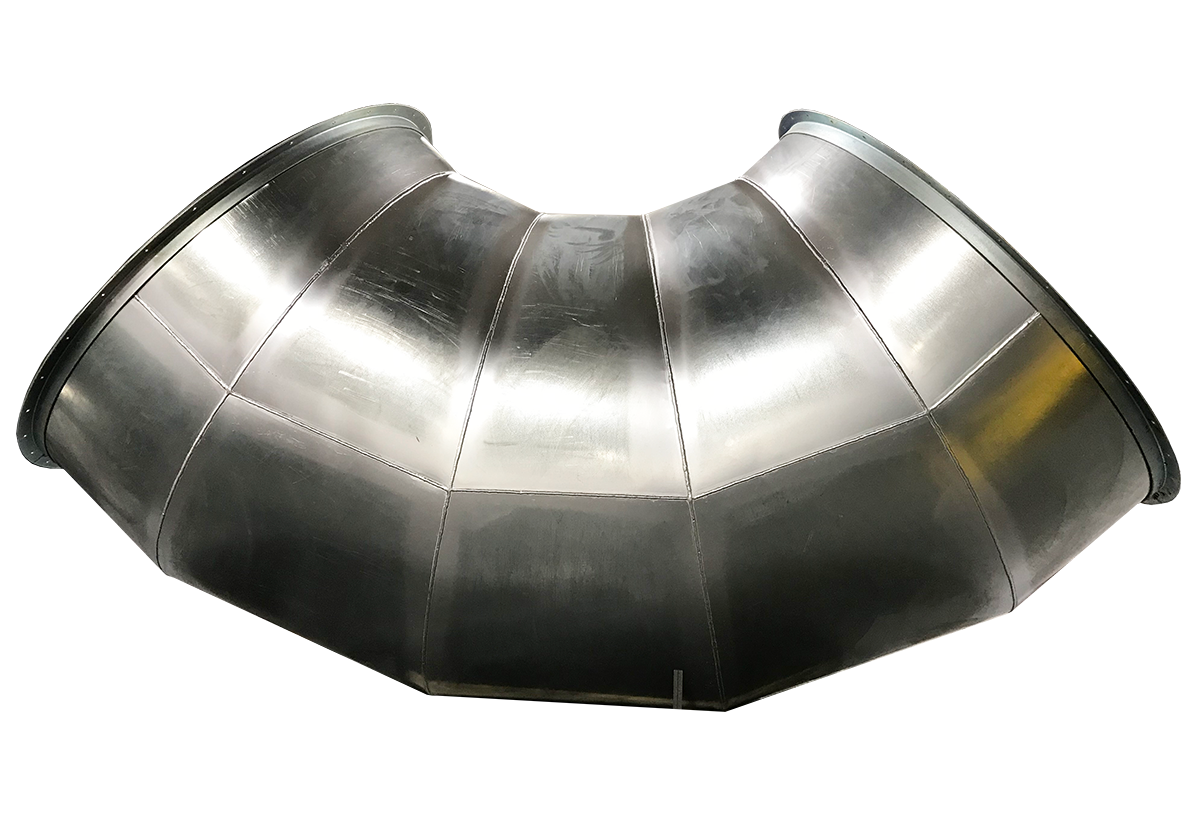 Flanged Elbow 10 gauge Products Nordfab Ducting